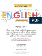 Tổng Hợp Đề Đề Xuất Kì Thi Hsg Khu Vực Duyên Hải Và Đồng Bằng Bắc Bộ Môn Tiếng Anh Khối 10, 11 Năm 2023 (Có Đáp Án Và Phần Nghe)