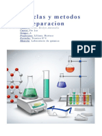Laboratorio de Quimica (Mezclas y Metodo de Separacion)