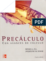 Precaacutelculo Con Avances de Caacutelculo Dennis G Zill Amp Jacqueline M Dewar 4ta Edicioacuten