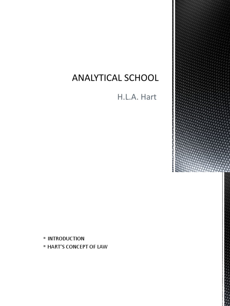 H.L.A. Hart's Concept of Law Explained | PDF