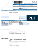 Tarea Orden Trabajo - Tarj. Trab.