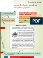 Caracteristicas de Los Textos Narrativos