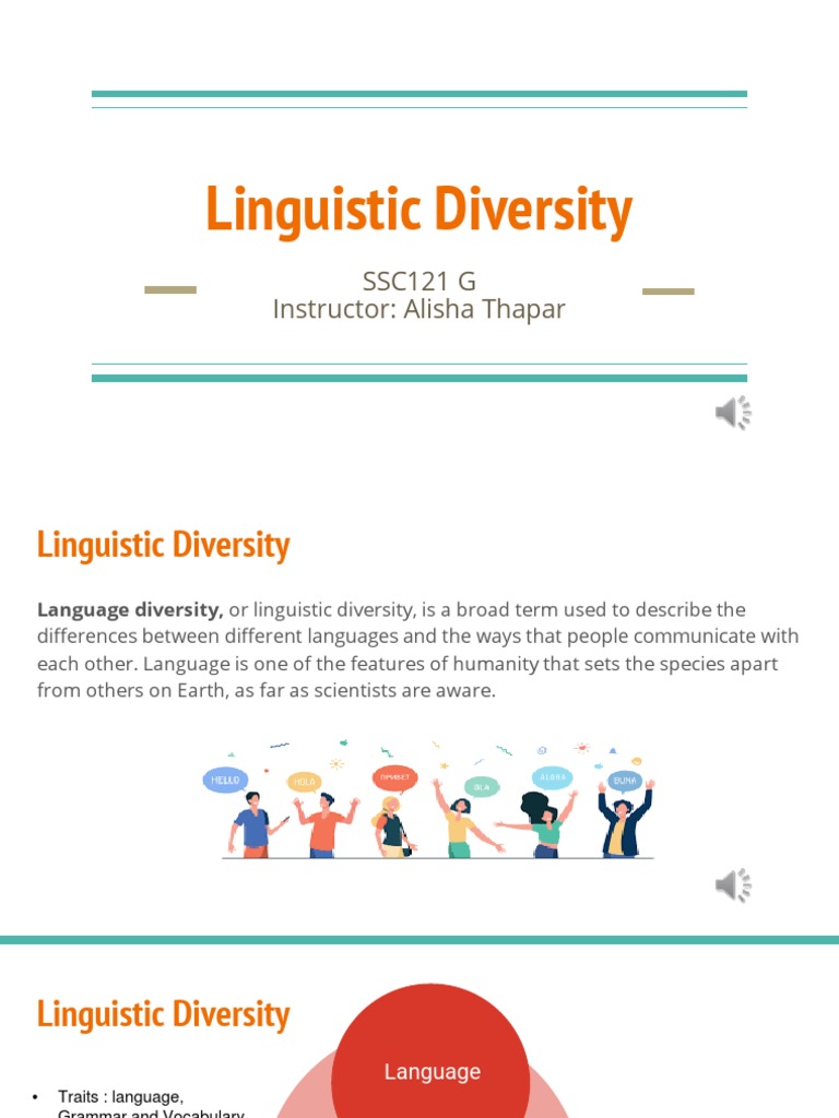 Understanding Linguistic Diversity | PDF | Linguistics | American Sign ...