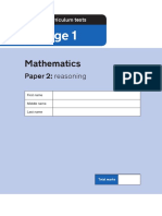 2022 ks1 Mathematics Paper2 Reasoning