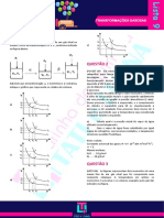 Lista 9 - Transformações Gasosas