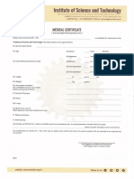 Aaffidavit & Medical Cretificate Format