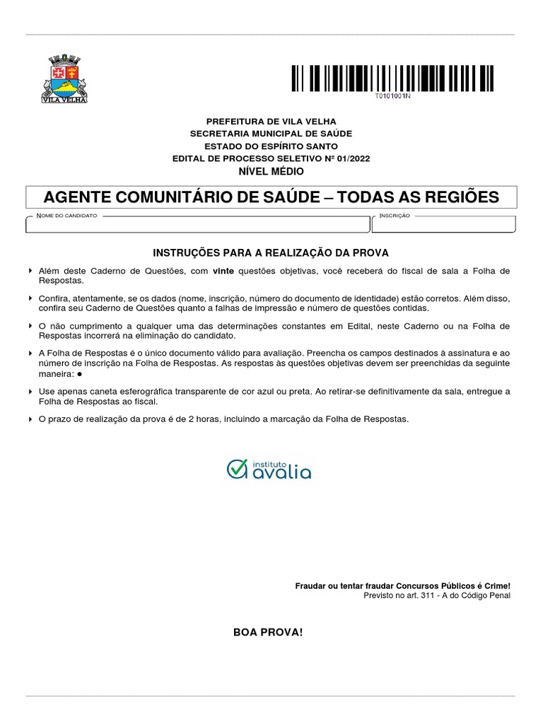 Prefeitura Municipal de Vila Velha: ​Curso de aprofundamento no