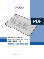SE-500HD: Instruction Manual