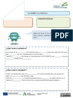 Plantilla Actividad Grupal de La Liebre y La Tortuga.