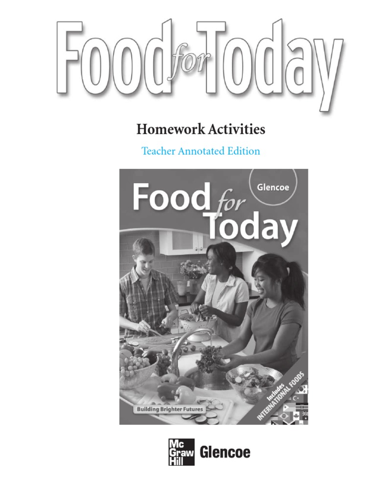 Homework Activities Answer Key | PDF | Nutrition | Diet & Nutrition