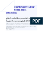 Responsabilidad Social Empresarial