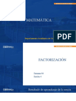 Matem81tica Sem-04 Sesi93n-04 2023-1 Factorizaci93n