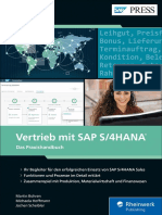 Leseprobe - Sappress - Vertrieb Mit Sap S 4 Hana - Das Praxishandbuch