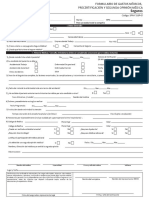 Formulario de Gastos Medicos Precertificacion y Segunda Opinion Medica SPN-FGSP-01