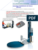 Filmeuse Automatique TECHNOPLAT 507 PDS CS Brosse - 053529