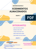 G7 Trabajo Procedimiento Almacenado