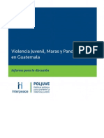 2009 CYG Inter Peace POLJUVE Violencia Juvenil Maras Pandillas GUATEMALA SPANISH