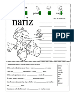 Nariz Pinóquio - Lista de Palavras