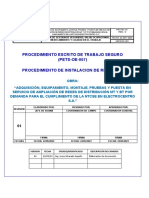 PETS-OE-007 - Procedimiento de Instalación de Retenidas