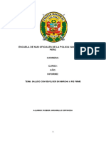 Escuela de Sub Oficiales de La Policia Nacional Del Perú Carrera: Curso: Año: Informe