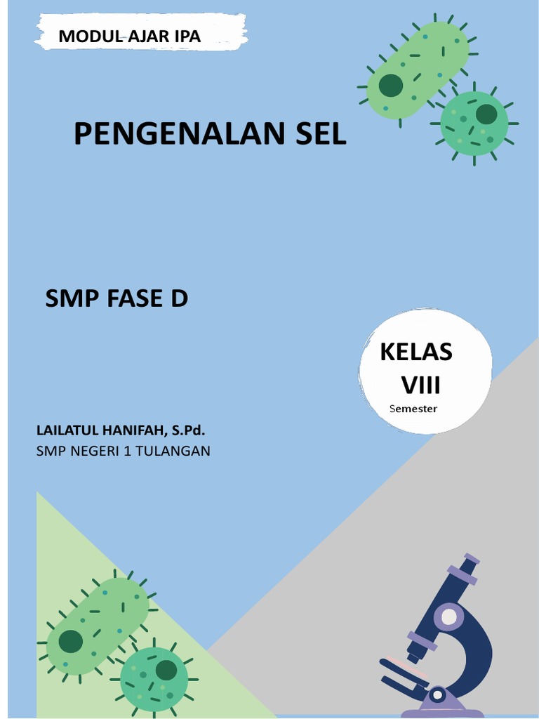 Modul Ajar Sel 1 | PDF