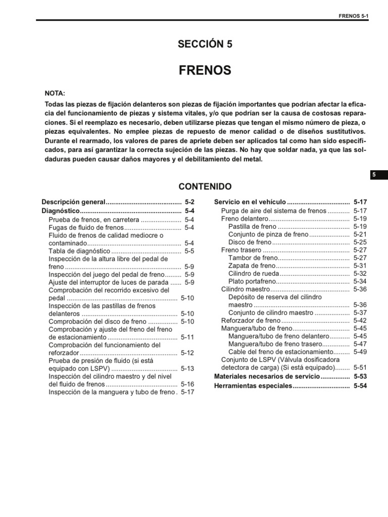 Frenos | PDF