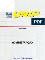 ADMIN Slides de Aula - Unidade I