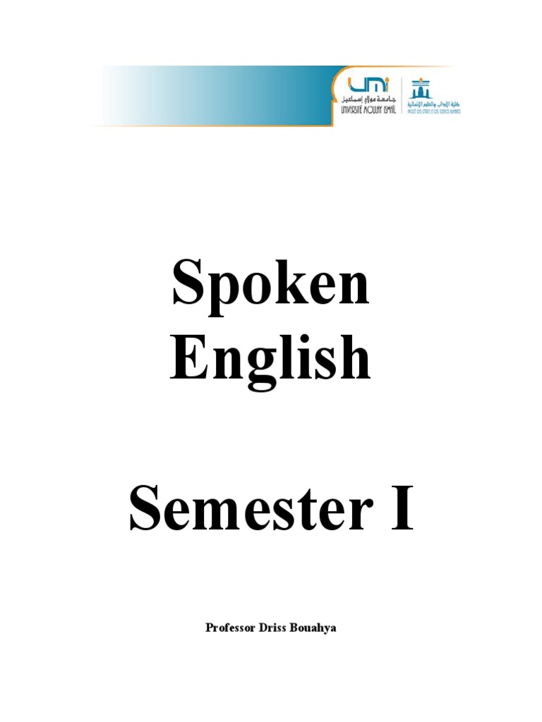 Spoken English Introduction | PDF