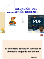 EVALUACION DOCENTE