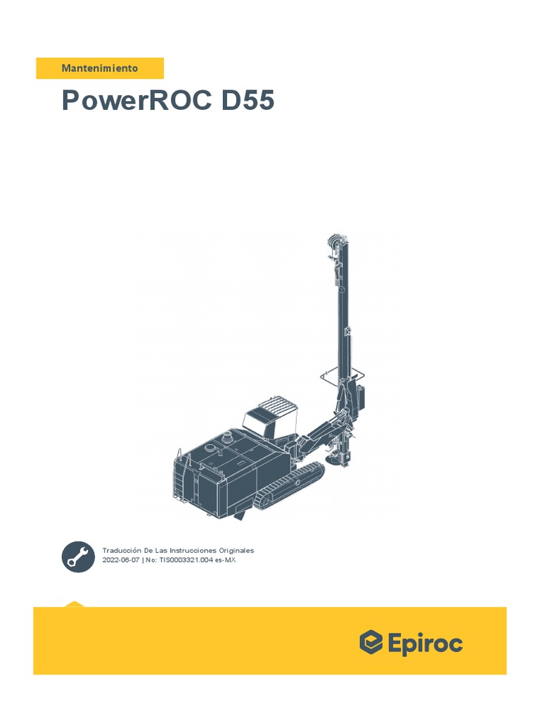 PowerROC D55 Maintenance | PDF | Motores | Tornillo