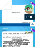 Agenda Entrega de Informes III Periodo. 1-2