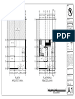 Planta Arquitectonica Planta Baja Remodelacion: A B C D A B C D E F