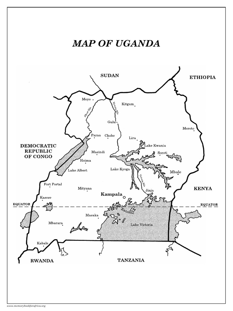 Map of Uganda | PDF