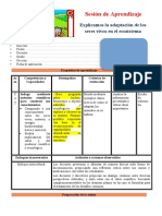 3° Sesión Día 4 Cyt Explicamos La Adaptación de Los Seres Vivos en El Ecosistema Unidad 5 Semana 3