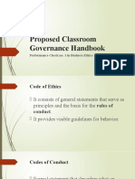 Classroom Code of Ethics 2020 Version