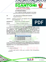 Informe N°214 Remito Solicitud de Dias de Compensacion.