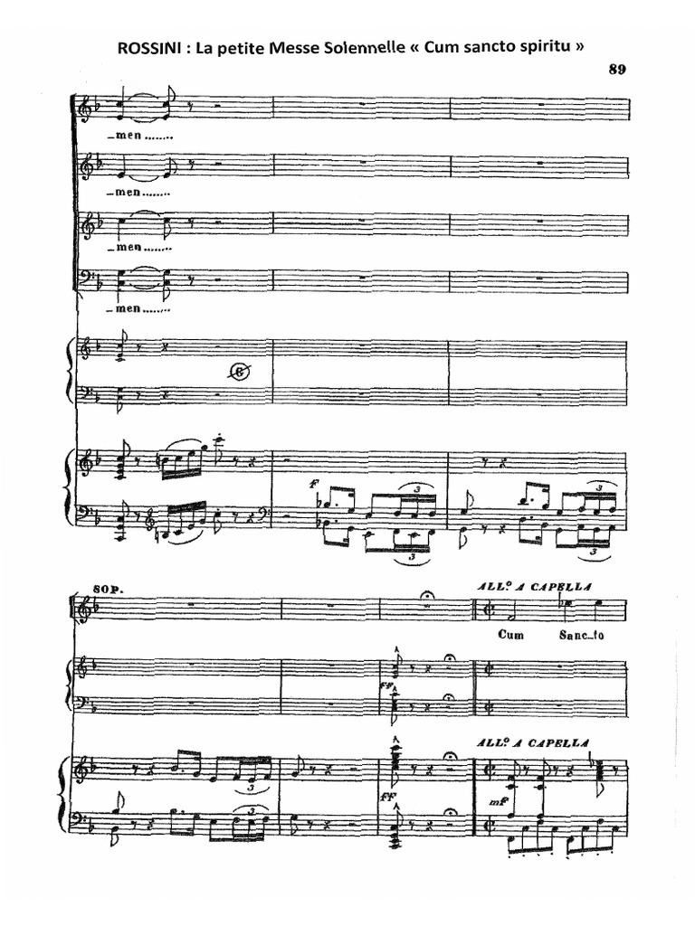 Rossini Petite Messe Solennelle Pdf