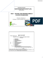 Aula 1 Questões Estatítica II 2023