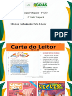 Aula 12 - 6º LP - Carta Do Leitor - Pontuação