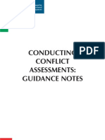 Conducting Conflict Assessments - Dfid