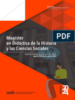 Uah Folleto Magister en Didactica de La Historia y Ciencias Sociales 2024