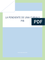 La Pendiente de Una Curva y Pib