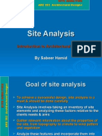 Site Analysis Example