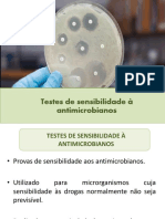 AULA - Testes de Sensibilidade À Antimicrobianos