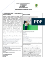 Examen de Diagnostico Segundo Grado