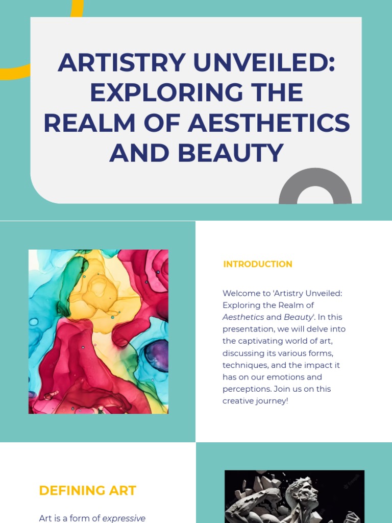Unveiled Exploring The Realm of Aesthetics and Beauty PDF