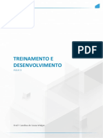 TREINAMENTO E DESENVOLVIMENTO AULA 3