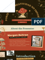 Dark Vintage Illustrative Mushroom Hunting Presentation