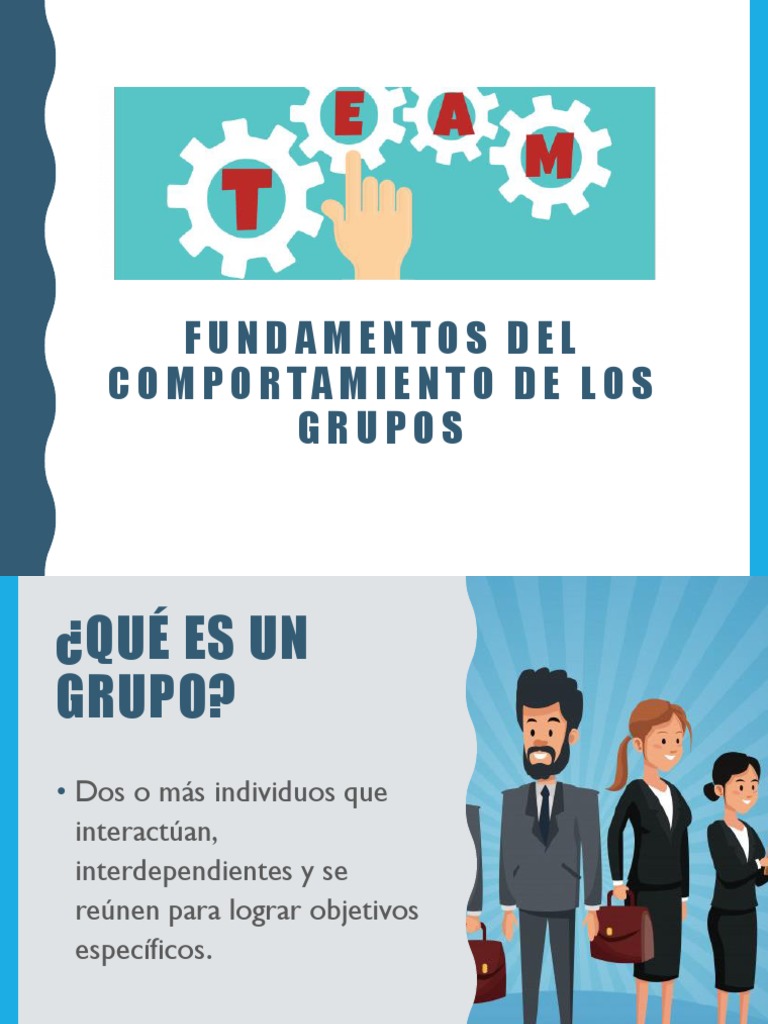 Fundamentos del Comportamiento Grupal | PDF | Comportamiento | Ciencia ...