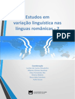 Capitulo Do Livro Estudos em Variação Linguística Nas Línguas Românicas 2